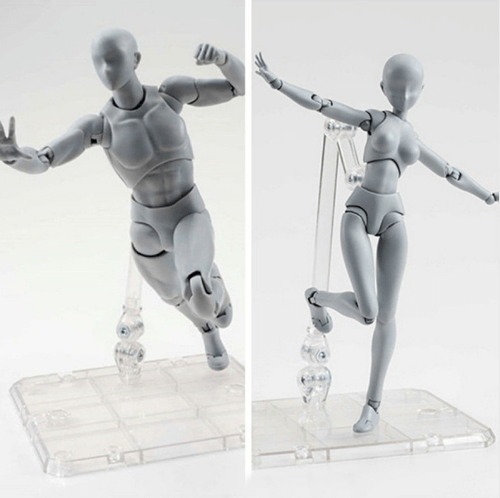 Wooden Artist Mannequin Figure for Drawing Pose Reference Model