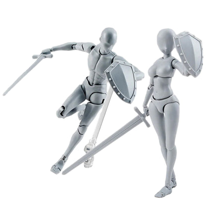 Wooden Artist Mannequin Figure for Drawing Pose Reference Model