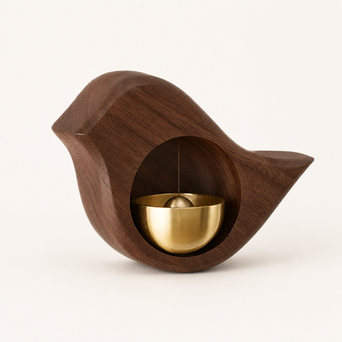 Wooden Decorative Doorbell with Soft Chime and Easy Installation