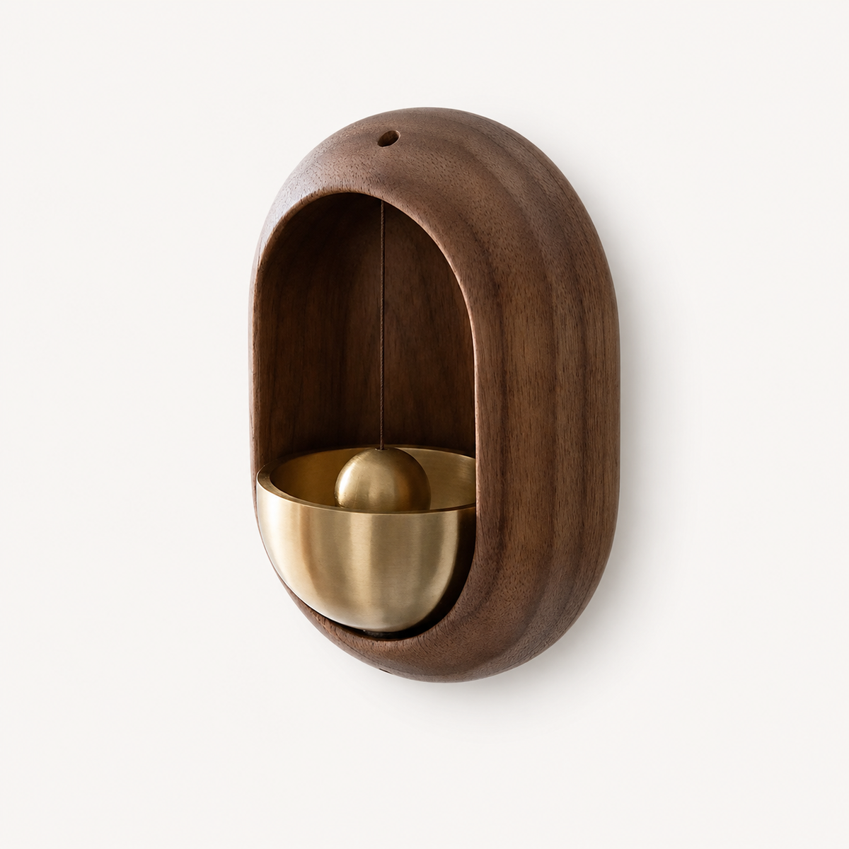Wooden Decorative Doorbell with Soft Chime and Easy Installation