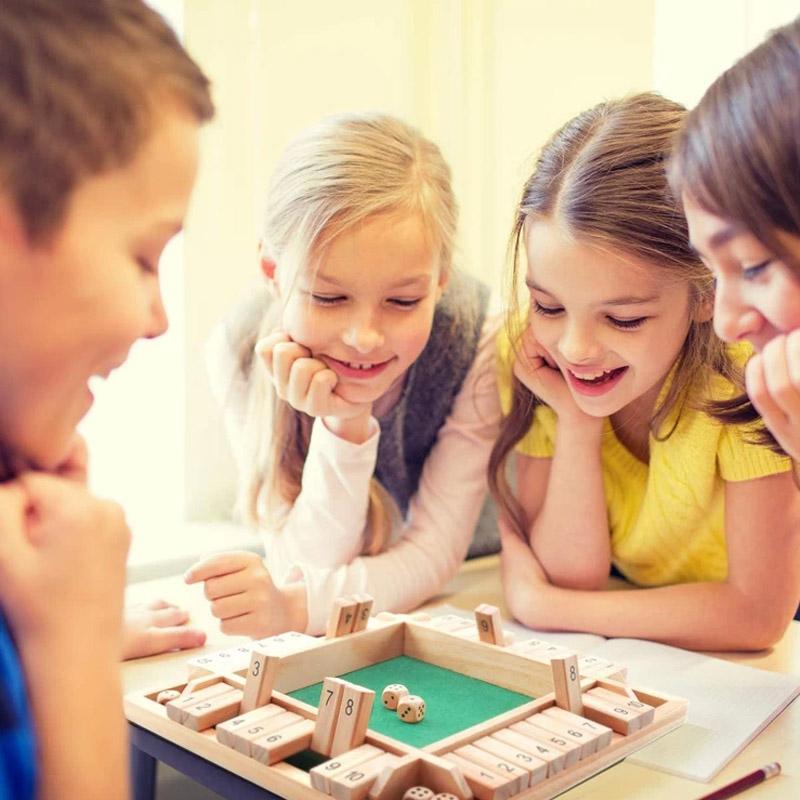 Wooden Dice Family Board Game Fun Party Table Game