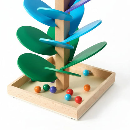Wooden Musical Tree Toy Colorful Toddler Sensory Activity Playset