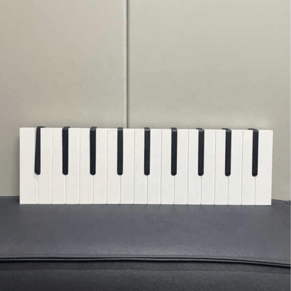 Wooden Piano Keys Coat Rack | Stylish Wall-Mounted Organizer for Music Lovers