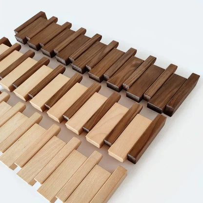 Wooden Piano Wall Coat Rack Decorative Hook Organizer