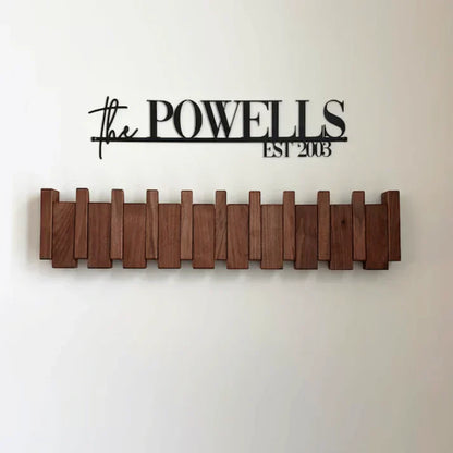 Wooden Piano Wall Coat Rack Decorative Hook Organizer