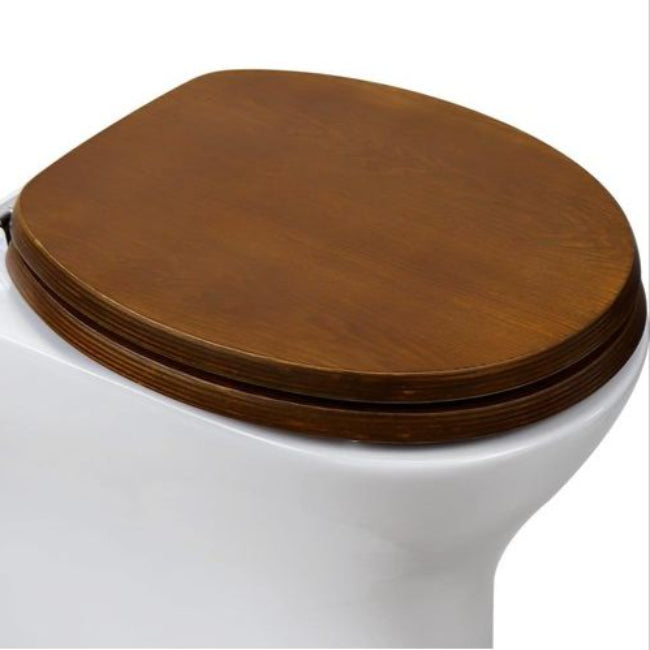 Wooden Soft Close Toilet Seat Oval Bathroom Seat Cover
