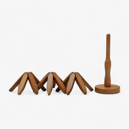 Wooden Table Coasters Walnut Heat Resistant Pot Holder Mats