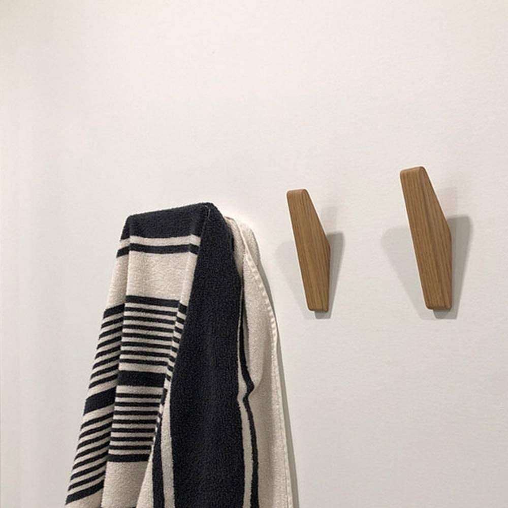 Wooden Wall Hooks Scandinavian Coat Rack Set Storage Hangers