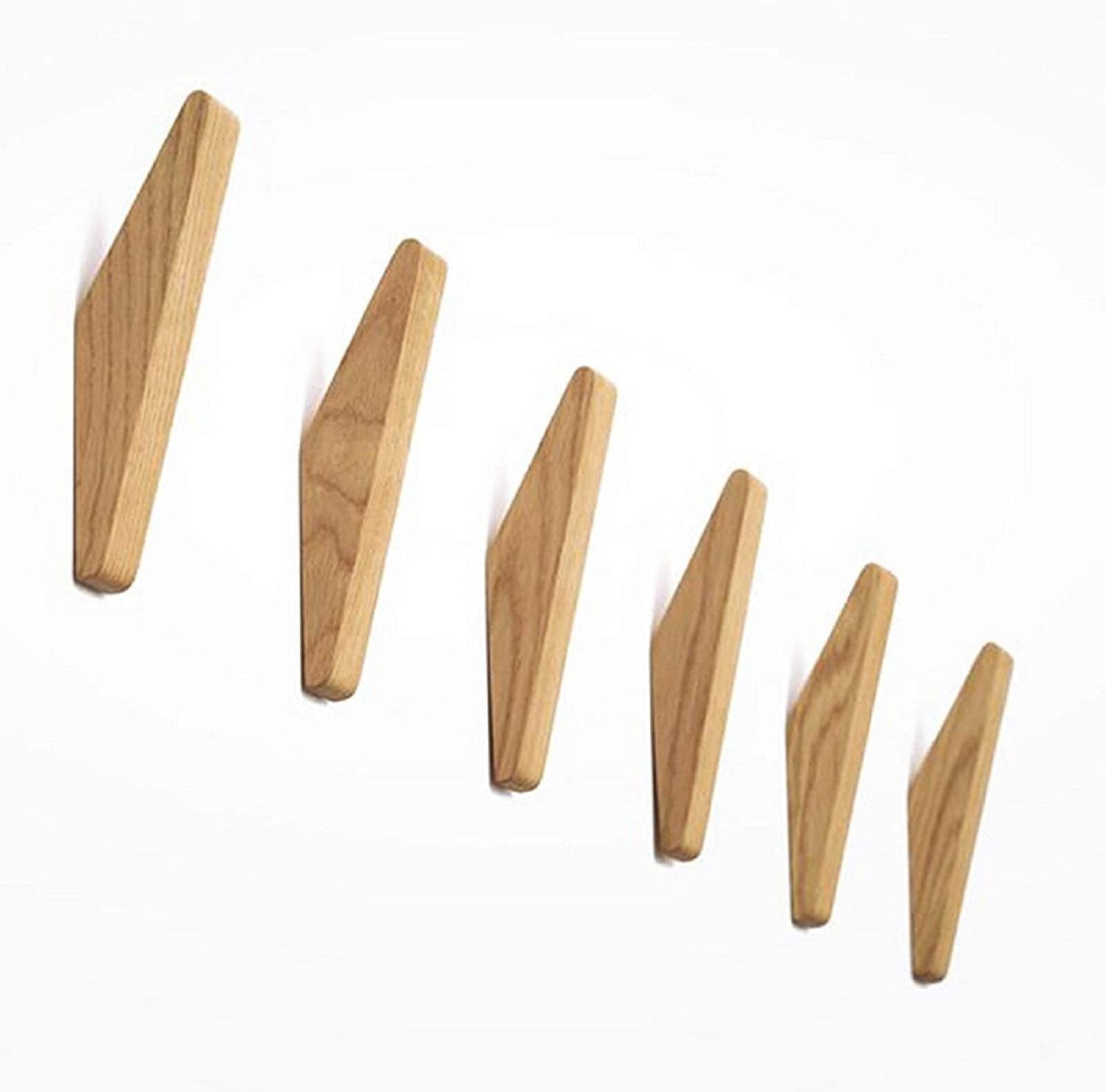 Wooden Wall Hooks Scandinavian Coat Rack Set Storage Hangers