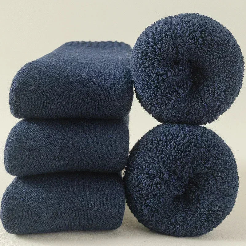 Wool Blend Socks Warm Breathable Thermal Winter Everyday Wear Set
