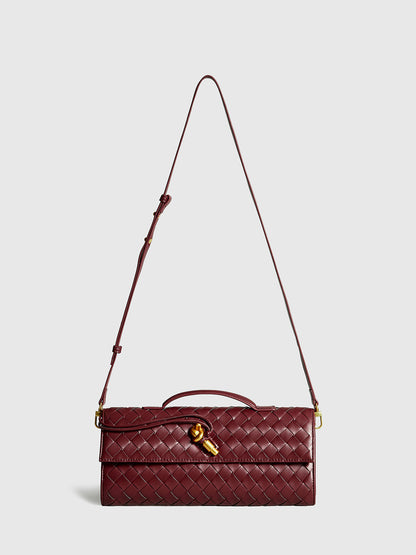 Woven Shoulder Bag Casual Crossbody Handbag Everyday Tote