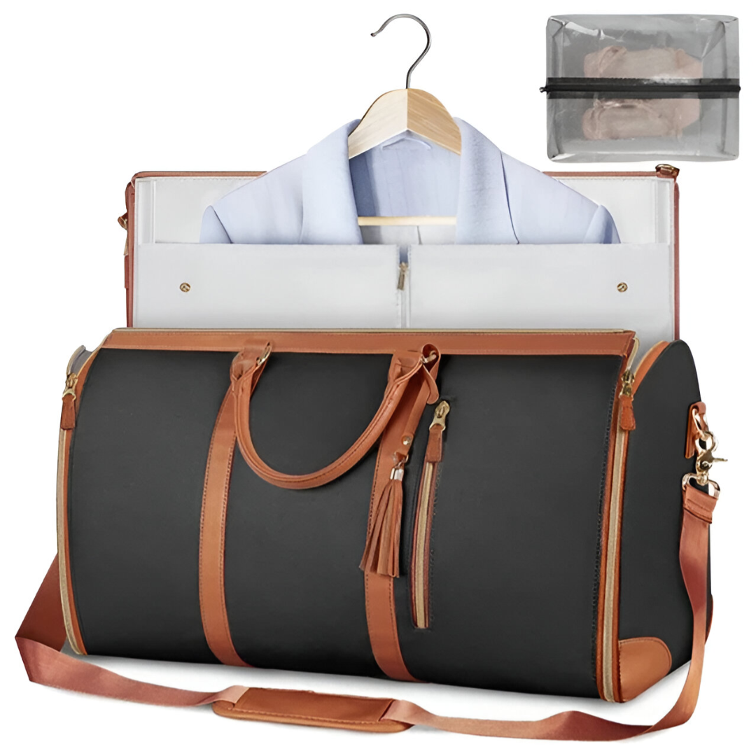 Wrinkle Free Garment Travel Bag Large Capacity Carry On Duffel