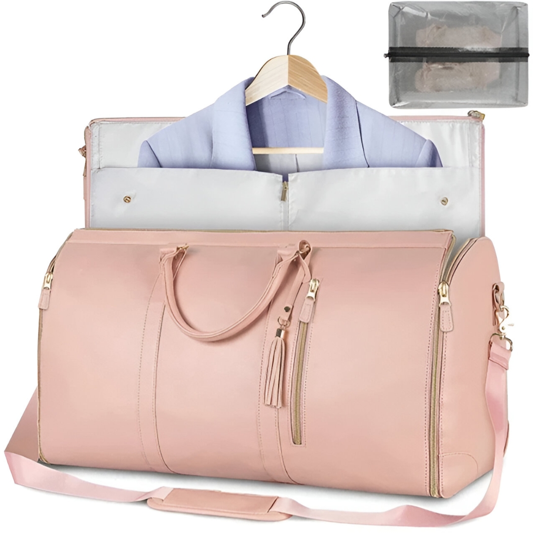 Wrinkle Free Garment Travel Bag Large Capacity Carry On Duffel